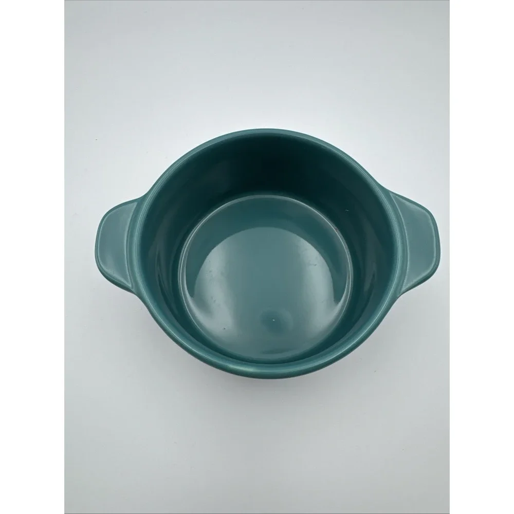Pioneer Woman Woman Mini Casserole‎ Turquoise Dish w/Lid 14.4 oz
